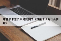球星卡卡怎么不见比赛了（球星卡卡为什么离婚）